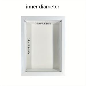 TEMU 3cm 입체 속이 빈 나무 사진액자, 탁상용 디스플레이 스탠드, DIY 핸드메이드 , 나비 표본 박제, 공예품, 기념품 전시용으로 적합. 발렌타인데이 선물용으로 적합. 액자만