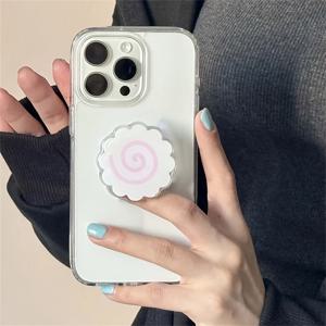 TEMU 아이폰 호환 피쉬 에그 롤 폰 홀더 - 접이식 조절 가능한 폰 스탠드, 접착 젤 그립 & 반짝이는 에그/롤 디자인, 비디오용 핸즈프리, 아이폰 데스크 뷰잉 호환, 휴대용 스탠드 액세서리