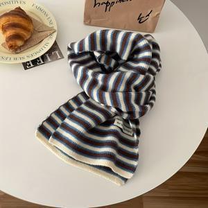 TEMU 여성용 우아한 10% 울 스카프, 탄성, 통기성, 방풍 무한 루프 스카프, 주말 캐주얼 웨어에 적합 - 두꺼운 따뜻한 목 따뜻이, 깃털 없음, 손세탁 가능