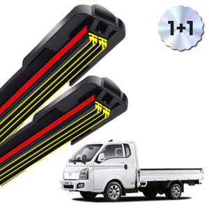 TEMU 1+1 트리플X2 포터 전차종 와이퍼 블레이드 윈도우브러쉬