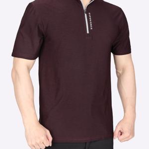 TEMU 남성 쫀득한 스판 멜란지 원단 여름 반팔 집업 티셔츠 텐션플러스(A11LT027M)