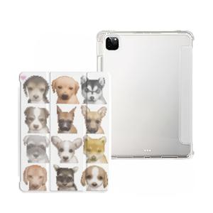 TEMU 오리지널 니치 귀여운 퍼지 강아지 머리 태블릿 케이스, 안감, 초슬림 충격 방지 디자인, 다기능 태블릿 케이스, 영상 통화 및 시청을 위한 완벽한 동반자. iPad 10/9/Pro 11 2024, iPad 11 2025, iPad Air 10.9 호환. 학생 및 예술 애호가를 위한 이상적인 선물