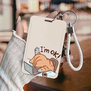 TEMU 컴퓨터 앞에 누워있는 귀여운 주황색 줄무늬 고양이와 