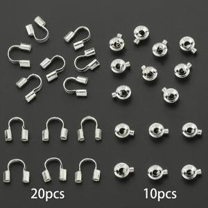 TEMU DIY 점프 링 30개 세트, 진짜 금도금 평면 포지셔닝 걸쇠 10개 및 U자형 걸쇠 20개, 구슬 스페이서, 와이어 커넥터, 와이어 클램프 걸쇠, 편자형 걸쇠, 평면 클램핑 구슬 스토퍼 포함, 수제 직조 주얼리 걸쇠, 펜던트, 목걸이, 팔찌, 발찌, 귀걸이 커넥터, 휴대폰 고리, 가방 고리, 주얼리 제작 액세서리, DIY 주얼리 공예용품에 적합