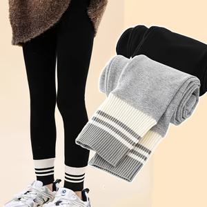 TEMU 여아용 팬츠 2벌, 가을 레깅스, 신상 봄/가을 아동용 아우터웨어, 베이비걸 캐주얼 가을 착용