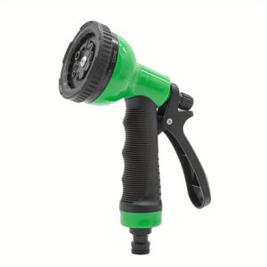 TEMU 정원 호스 노즐 스프레이어 10가지 조절 가능한 물주기 패턴 노즐, 고압 미끄럼 방지 정원 스프레이 노즐 (차량 세척, 식물 물주기, 애완 동물 샤워, 잔디 깔때기 청소용)