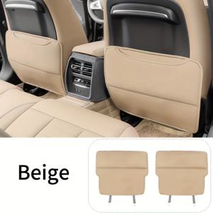 TEMU 차량 시트 등받이용 다기능 수납 가방, 발차기 및 먼지 방지 설계