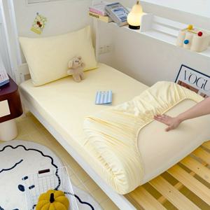 TEMU 학교 기숙사용 개성있는 멀티 컬러 부드럽고 편안한 침대 시트 1개, 딥포켓 침대, 침실 및 손님방용 - 단색 침구, 편안하고 스타일리시한 수면 경험 (베개 커버 미포함)