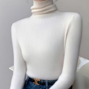 TEMU 여성을 위한 새로운 하이넥 스웨터, 고급스러운 레이어드 칼라 디자인으로 가을, 겨울에 완벽합니다.