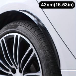 TEMU 2개 세트 차량용 휠 아이브로우 - 스크래치 방지 타이어 보호대, 매트 마감, 4가지 사이즈, JDM 레이싱