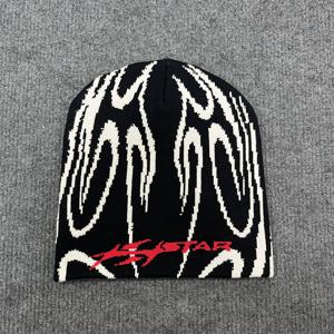 TEMU Y2K 스타일 프린트 힙합 캡 (남녀 공용), 스포티하고 캐주얼한 비니. 미국 하이 스트리트 Y2K 레트로 모자, 추상적인 컬러 블로킹이 특징인 힙합 스트리트 분위기. 하라주쿠 스타일