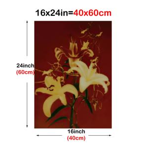 TEMU 1개 수제 수직 꽃 아트 캔버스 포스터 - 모던 식물 벽 장식, 침실, 거실, 사무실용 - 수직 벽걸이, 액자 불필요, 식물