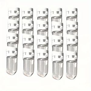 TEMU 10/20 투명 휴대용 여행용 로션 용기, 메이크업 리무버 오일용 1.5ml/3ml 용기, 빈 유리 용기