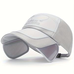 TEMU FOCUSONHOME 조절식 스냅백 야구 모자 1개, 확장형 챙 및 내장형 패션 안경 홀더 포함 - 야외 스포츠, 해변, 댄스 파티용 경량 모자 (다양한 색상), 조절식 야구 모자, 해변 액세서리, 스타일리시한 안경 액세서리