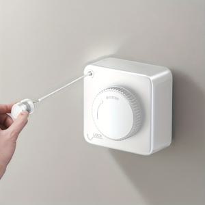 TEMU 정사각형 일본식 옷 건조 로프, 발코니 및 실내 사용 가능, 무타공