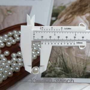 TEMU 모조 진주 원형 비즈 5mm, 6mm, 7mm, 8mm, 10mm, 12mm, 100g; 불규칙 비즈 5x7mm, 베이지 장식 비즈, 주얼리 제작에 적합, 폰 체인, 가방 체인 및 S형 목걸이 제작에 이상적인 홀 비즈