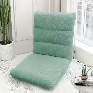 TEMU 1개 탄성 옥수수 벨벳 단색 올인클루시브 게으른 레저 의자 커버