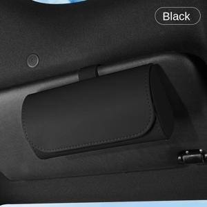 TEMU 휴대용 차량용 안경 홀더, 범용 차량 햇빛 가리개 안경 보관, 푸시 버튼 스위치, 모든 종류의 안경에 적합, 4가지 색상 제공