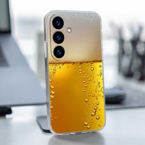 TEMU 삼성 갤럭시 S26 S25 울트라 엣지 S24 S24플러스 S24FE S23 S23플러스 S23fe S22 S22플러스 S21fe S20 S20플러스 S20fe S10e S10플러스 S10라이트 S9 노트20울트라 노트10+ 노트9 8 호환 맥주 투명 소프트 휴대폰 케이스