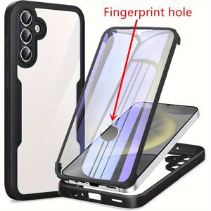 TEMU 휴대폰 케이스 - 삼성 갤럭시 S25 엣지 S24 S23 울트라 S22 S21 FE A16 A26 A36 A56 A12 A13 4G A14 A15 A22 A23 A24 A25 A32 A33 A34 A35 A52S 5G A53 A54 A55 A05S A06 A04S A04E 전면+ 후면 풀 바디 충격 방지 커버