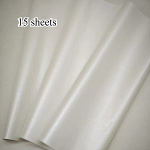 TEMU 15/60장, 밝은 화이트 펄 선물 포장지, 50*35cm, 선물 포장용, 방습 옷 보관, 와인 병 포장, 상자 채우기, 깨지기 쉬운 물품 보호, 생일 선물 장식, 발렌타인데이 선물, 크리스마스 선물