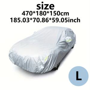 TEMU 야외 차량용 선쉐이드 커버, 새똥 스크래치 방지 및 UV 보호, 실내외 사용 가능, 세단·SUV·해치백·픽업카 호환