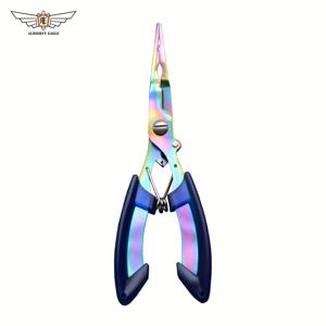 TEMU 1개 전능한 독수리 스테인리스 스틸 휴대용 루어 플라이어 딥 스로트 훅 제거 낚시줄 가위 아웃도어 멀티펑션 낚시 도구 낚시줄 가위 물고기 조절 플라이어 낚시 도구