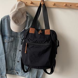 TEMU 일본 스타일 대용량 여성 백팩, 새로운 다용도 싱글 숄더 토트백, 학생용 여행 및 출퇴근 가방