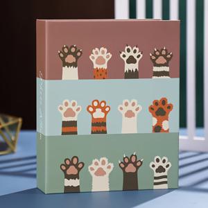 TEMU 1개 귀여운 소형 사진 앨범 (4x6 사진 100장 수납 가능) - 휴대용 포토북, 장식, 여행, 샤워용 아기자기한 슬립인 앨범 (종이) - 페이지 리필 가능