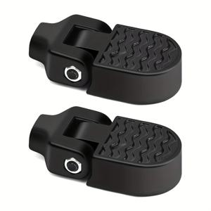 TEMU 1단 접이식 미끄럼 방지 알루미늄 합금 자전거 페달, 다기능 후방 발 지지대, 로드 자전거 페달, 강력한 압력 저항, 향상된 편안함 및 안정성, 간편한 보관 및 휴대, 모든 전기 자전거에 적합