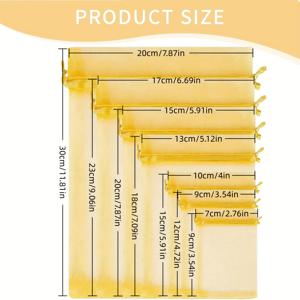 TEMU 100개 다용도 오간자 드로스트링 백, 골든 메쉬 선물 가방 - 보석류, 캔디, 웨딩 선물, 이스터데이, 발렌타인데이, 크리스마스 포장, 휴일 선물, 파티 용품, 우아한 패키징, 섬세한 소재, 이벤트 플래너용 선물 봉투