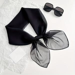 TEMU 대형 90x90cm 다용도 정사각형 스카프, 뽕나무 잎 모द알감치 15%, 단색 스타일리시 숄 랩, 여성용 장식용 숄, 봄, 여름, 가을용 필수 액세서리 – 엄마를 위한 완벽한 선물