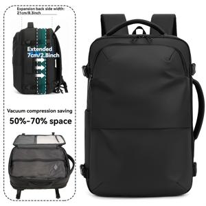 TEMU 남성용 하이킹 실용적인 내마모성 초대용량 50L+ 제품 더블 숄더 컴퓨터 백팩 신상 캐주얼 패션 트렌드 백팩 스팟 남성용 무게 감소 디컴프레션 비즈니스 백팩 여행용 진공 압축 확장형 컴퓨터 가방