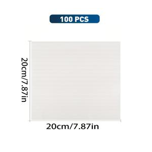 TEMU 100개 흰색 폼 포장 랩 시트, 식기, 유리제품, 꽃병, 컵용 충격 방지 재료 - 배송 및 보관 중 물품 보호를 위한 내구성 있는 버블 포장 재료