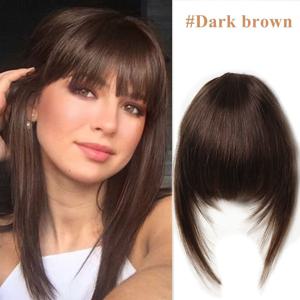 TEMU 클립인 앞머리 헤어 익스텐션 - 내장 클립이 있는 천연 머리 액세서리, 만가 앞머리, 쉽고 자연스러운 착용감, 얼굴 라인 연출을 위한 두꺼운 앞머리와 사이드번, 여성과 소녀들의 일상 사용에 완벽한 프렌치 프린지 스타일