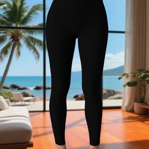 TEMU 여성용 하이웨이스트 레깅스, 사이클링에 적합, 엉덩이 쉐이핑 및 리프팅을 위해 디자인됨