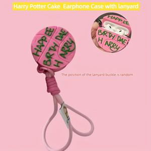 TEMU 1개 이어폰 케이스 (for 1/2, Pro/Pro2, 3, 4 호환), 낙하 및 스크래치 방지 보호 커버, 끈 포함 테마 케이스, 팬을 위한 이상적인 선물, 여행 필수품, 생일 및 크리스마스 선물로 완벽