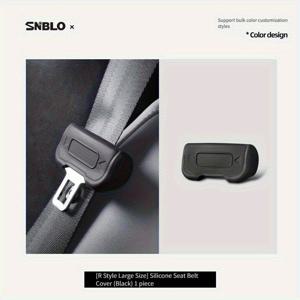 TEMU AUDI A6L/A7/A7L/Q6 E-Tron 전면 시트용 23-24년 모델 맞춤 제작된 내마모성 실리콘 안전벨트 버클 보호 커버