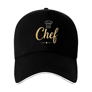 TEMU 1개 셰프 모자 베이스볼 캡 - 셰프 레터링 포함, 남성용 가벼운 셰프 모자, 요리 수업, 레스토랑, 테마 파티용 - 골드 레터링이 있는 블랙 - 쉬운 세척 셰프 모자, 셰프 및 식음료 전문가를 위한 완벽한 크리스마스/부활절/추수감사절 선물