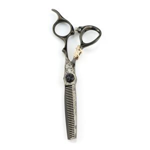 TEMU 6.0인치 고급 미용사용 헤어 클리퍼, 히타치 440 스테인리스 스틸 제작, 손으로 갈아 제작된 극도로 날카로운 제품. 저는 10년 동안 미용업에 종사해 가위에 대해 더 잘 알고 있습니다