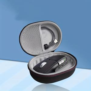 TEMU 로지텍 마우스 보관 파우치, 무선 블루투스 게이밍 마우스 휴대용 휴대 케이스, 압력에 강한 하드 쉘