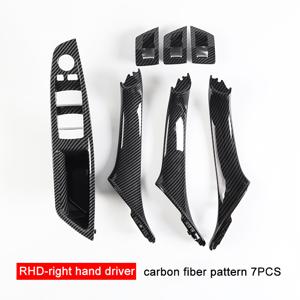 TEMU 업그레이드 F10 F11 모델 7피스 세트, 페인트 마감 LHD RHD 미적 디자인 및 쉬운 설치 자동차 내부 도어 핸들 운전석 창문 스위치 암레스트 도어 풀 BMW 5 시리즈 좌측 핸들 우측 핸들 523i 528i 용