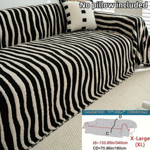 TEMU 모던 스타일 플러시 소파 타월 1개, 반려동물 친화적, 세탁기 사용 가능, 부드럽고 편안함, 가정용 보호 커버, 사무실, 침실, 거실 등 가정 장식용으로 적합, 소파 쿠션, 소파 담요, 소파 커버