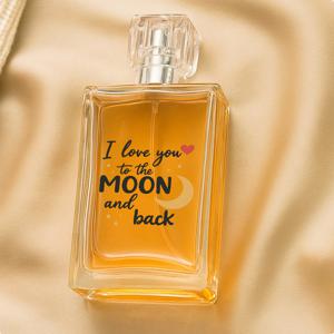 TEMU 달까지 사랑하는 나의 사랑을 담은 로맨틱 선물 - 결혼식, 생일, 기념일, 발렌타인데이에 이상적 - 향수용 작은 유리 스프레이 병, 향수 리필 가능 미니 병, 향수용 여행용 분무기, 향수용 빈 병