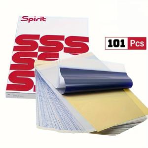 TEMU 101개 타투 전사지, 타투 스텐실 용지, 독특한 A4 사이즈 템플릿, 타투 전사 키트 및 타투 용품