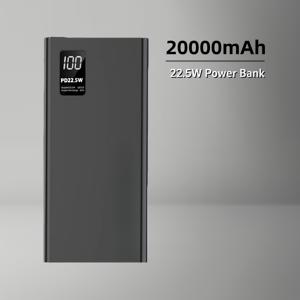 TEMU 20000mAh/10000mAh 디스플레이 파워 뱅크, 22.5W PD 20W 고속 충전, 야외 여행용 휴대용 충전기, Type-C 입력 및 출력, 전자 기기 3대 충전 지원, 휴대폰, 헤드폰 및 아이패드 호환|보조배터리20000