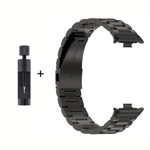 TEMU Redmi Watch 6 5 4용 스테인리스 스틸 스트랩, Xiaomi Mi Band 9 Pro 8Pro 스마트워치용 메탈 시계줄 교체 가능 팔찌 Correa