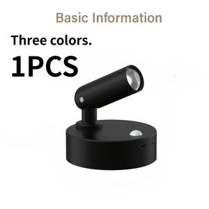 TEMU 1개, 3가지 색온도 무선 , 우아한 분위기를 위한 따뜻한/차가운/중성광 조절 가능, 고효율 센서 조명, USB 충전식 스마트 조명, 따뜻한 백색 LED 전구, 복도, 침실, 캐비닛, 옷장에 적합 - 이상적인 조명 - 밝기 조절이 가능한 실내용 , 장식용 조명 스트립, 내구성 있는 플라스틱, 아파트 생활