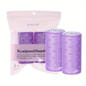 TEMU 앞머리용으로 설계된 긴 머리 롤러 2개 세트. 알루미늄 코어와 열 자체 그립 기능이 특징이며, 긴 머리 및 중간 길이 머리에 스타일을 연출하는 데 적합합니다.