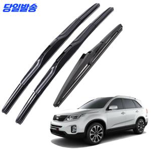 TEMU 1+1+1 쏘렌토 R 올뉴 더뉴 MQ4 전차종 호환 순정형 전면 후면 후방 뒷유리 와이퍼 1SD
